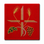 Palla vyšívaná červená 11-24