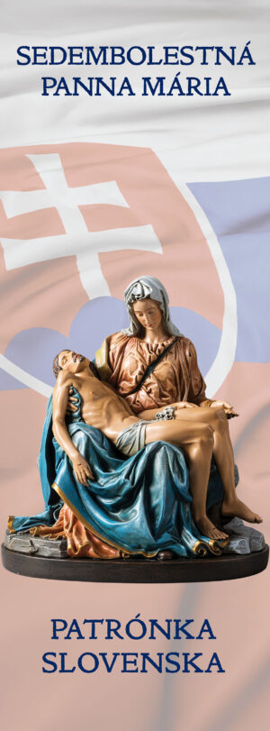 Banner Sedembolestná Panna Mária - Patrónka Slovenska (1)